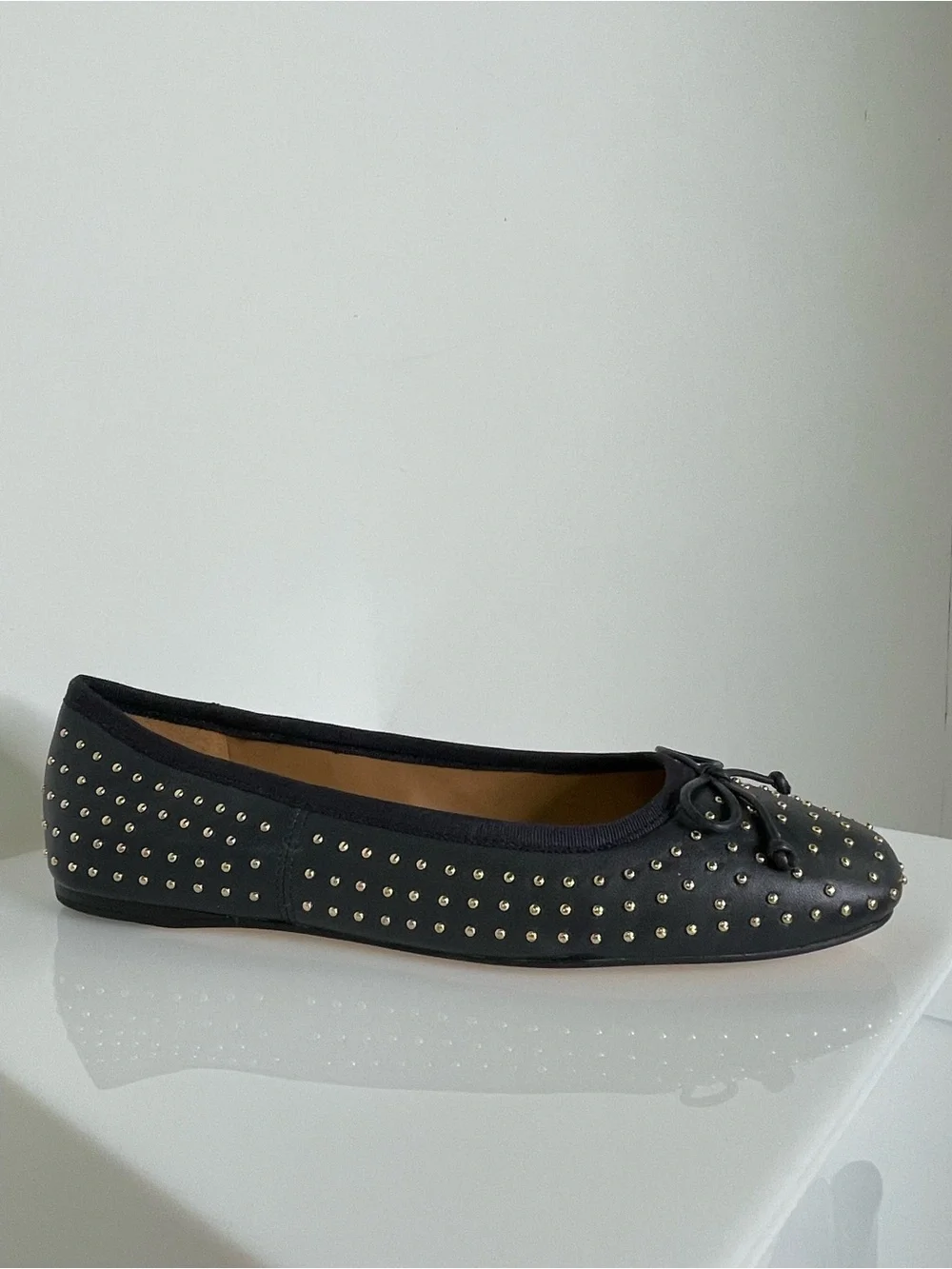 Talbots navy leather